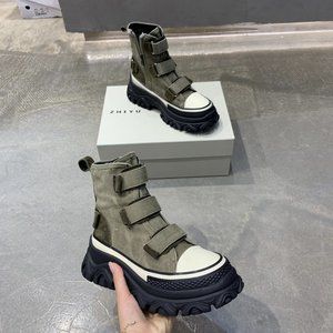 2022 new niche denim canvas high -top shoes